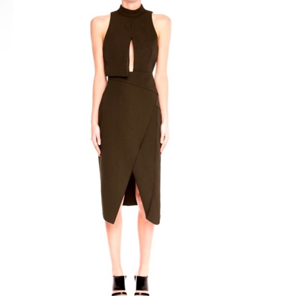 CMEO COLLECTIVE FALL BACK DRESS NWT